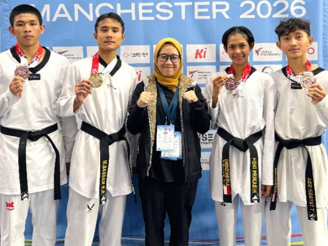 Satu Emas, Tiga Perunggu dari Inggris: Sinyal Kuat Taekwondo Indonesia Menuju Kualifikasi Asian Games