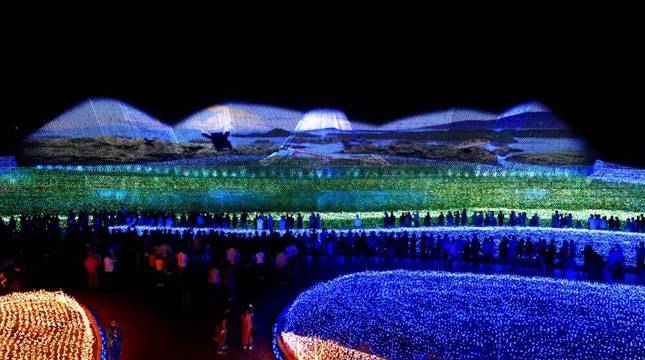 Digelar Hingga Mei 2018, Nabana No Sato, Festival Cahaya Paling Indah di Jepang