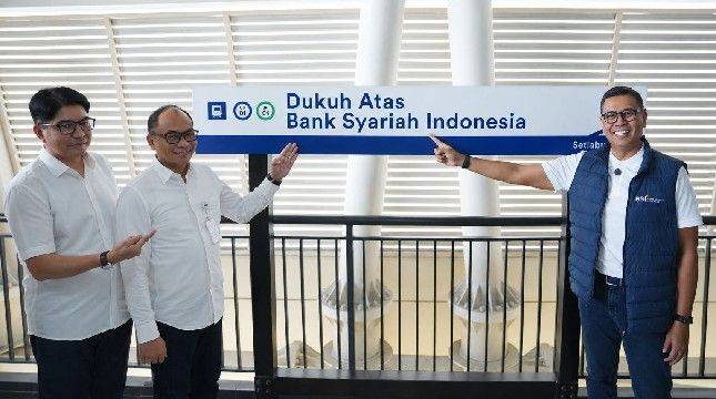 Stasiun LRT Dukuh Atas Resmi Menjadi Dukuh Atas Bank Syariah Indonesia