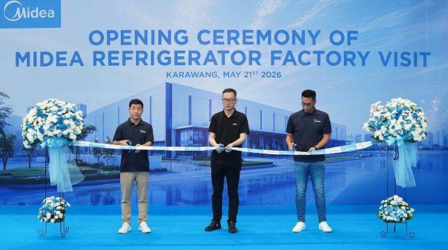 Midea Resmikan Pabrik Kulkas Terbesar di Indonesia, Kapasitas Tembus 2 Juta Unit Per Tahun