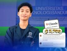 Muhamad Arga Reksapati, mahasiswa Teknik Informatika UTB (Source: https://www.instagram.com/p/DZrKvYFEZGK/)