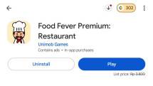 Food Fever Premium Playstore
