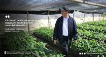 (dok ig ditjenbun/AI) Mentan Andi Amran Sulaiman saat mengunjungi lokasi pembibitan di Desa Lamomea, Kecamatan Konda, Kabupaten Konawe Selatan, Sulawesi Tenggara.
