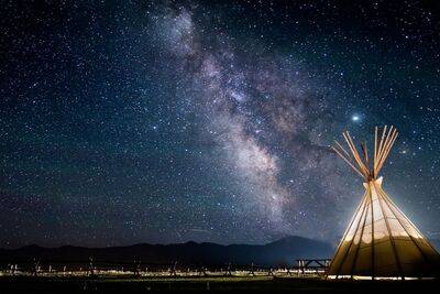 Glamping tent nature