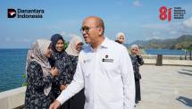 CEO Danantara Indonesia, Rosan Roeslani saat Meninjau proyek HPAL Sambalagi (foto dihasilkan AI)