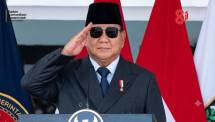 Presiden Prabowo Subianto saat memimpin pelantikan Pamong Praja Muda Angkatan XXXIII Tahun 2026 (Ig bakomri/AI) 