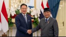 (Ig bumn.id/AI) Kunjungan resmi Perdana Menteri Kerajaan Thailand, Anutin Charnvirakul ke Indonesia