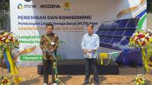 MODENA Energy bersama PT MNK meresmikan pemasangan PLTS 