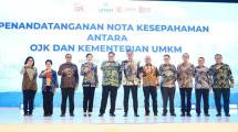 Penandatanganan Kerjasama OJK dan Kementerian UMKM