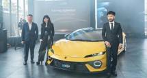 CEO Prestige Image Motorcars, Rudy Salim perkenalkan Lamborghini Temerario dalam acara The Grand Reveal of Lamborghini Temerario di showroom Prestige Image Motorcars, PIK 2.