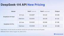 DeepSeek-V4 API New Pricing