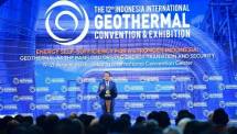 Menteri ESDM, Bahlil Lahadalia dalam The 12th Indonesia International Geothermal Convention & Exhibition (IIGCE) 2026 di Jakarta.