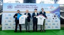 Konferensi pers YKK ASAO Kids Football Clinic