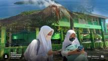 (Ilustrasi) Pembelajaran Jarak Jauh (PJJ) mulai Senin, 7 September 2026 bagi sekolah yang terdampak cukup berat abu erupsi Gunung Anak Krakatau