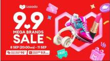 Lazada 9.9 Mega Brands Sale.