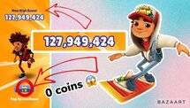 Subway Surfers high score gameplay