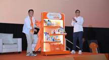 Malvin Tarigan - Head of Brand & Marketing, Health & Beauty Guardian Indonesia bersama Satrio Guardian - Race Director IMRR dalam Konferensi Pers Pengumuman Guardian Run 2026