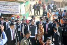 Presiden Jokowi di pengungsian Rohingya (Foto Dok Industry.coid) 