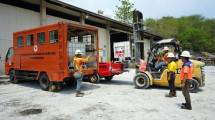 NHM Serahkan Bantuan Tangki Air Operasional kepada BPBD Halmahera Utara 
