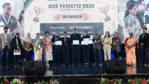 Vaani Connect dan SignVerse, berhasil meraih predikat Winner dalam kategori Junior Einstein pada Grand Finale IEEE YESIST12 2026