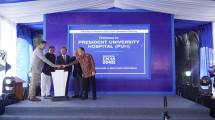 Peresmian rumah sakit (RS) President University 