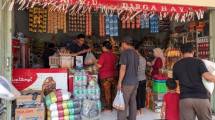 Ilustrasi suasana toko grosir sembako Fitriani di kabupaten Pesawaran, Lampung.