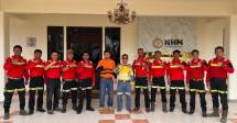 Pelepasan tim Emergency Response Team (ERT) NHM untuk mengikuti 8th Indonesian Fire & Rescue Competition (IFRC) 2026, Kamis (15/10/26) di Tambang Emas Gosowong.