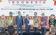 Menperin Sarmuji saat membuka The 25th ALLPACK Indonesia Expo 2026 di Jakarta, Selasa (20/10/2026).