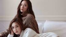 Kakak beradik, Jessica Jung dan Krystal Jung dalam pemotretan Metropolitan. (Source: Soompi)