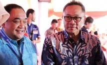 Ketua MPR Zulkifli Hasan dan Ketua PWI Margiono (Foto Industry.co.id)