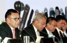 Dirut Bank BNI Achmad Baiquni (Foto Rizki Meirino)