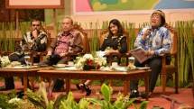 Menteri Lingkungan Hidup dan Kehutanan (LHK) Siti Nurbaya saat Forum Dialog bersama The Asia Foundation (TAF) 