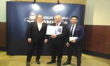 Konferensi pers Helix Homes America (Foto: Ridwan/Industry.co.id)