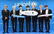 BTS dengan Unicef Jepang dalam kampanye #EndViolence. (Foto: Asiaone)