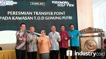 Peresmian Transfer Point LRT Gunung Putri di Kawasan Podomoro Golf View (Hariyanto/INDUSTRY.co.id)