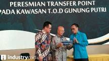 Peresmian Transfer Point LRT Gunung Putri di Kawasan Podomoro Golf View (Hariyanto/INDUSTRY.co.id)