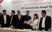 Manajemen PT Hartadinata Abadi Tbk (HRTA) (Foto Abe)