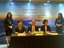 PT. The Haven Bintan menggelar kontrak kerjasama sekaligus dengan dua kontraktor besar dari lndonesia dan China. Untuk pembangunan Resor The Haven Lagoi Bay Bintan di pulau Bintan (kepulauan Riau). 