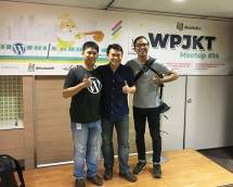 Para pembicara, Ivan Kristianto (Senior Web Engineer 10Up), Edy Budiman (CEO Dewaweb), dan Yohan Totting (Web Developer Relations Google). (Foto : dok Industry.co.id)