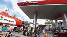 Tempat Pengisian Bahan Bakar, Pertamina (Bloomberg/Getty Images)