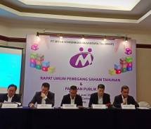 PT Mitra Komunikasi Nusantara Tbk. (MKNT) dalam Rapat Umum Pemegang Saham Tahunan (RUPST) di hotel Ritz Carlton, Jakarta Selatan.
