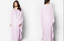 Busana muslim bermodel kaftan. (Foto Ist)
