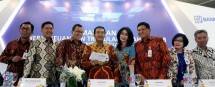 Dirut BRI Suprajarto bersama jajaran Direksi (Foto Rizki Meirino)