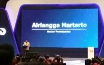 Menteri Perindustrian Airlangga Hartarto saat memberikan sambutan dalam acara pembukaan GIIAS 2018 (Foto: Ridwan/Industry.co.id)