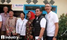 Dirut Telkom Alex J Sinaga dan Menteri BUMN Rini Soemarno