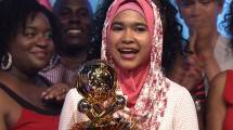 Fatimah Zahratunnisa (Ica), Pemenang 'I Can Sing in Japanese' Musim Gugur 2015 dari Indonesia (Foto:GEM TV Asia, Nippon TV) 