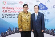 Menteri Perindustrian Airlangga Hartarto bersama Gubernur Prefektur Saitama Kiyoshi Ueda (Foto: Kemeneprin) 