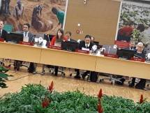 Sekjen Kementan Syukur Iwantoro bersama tim IFAD