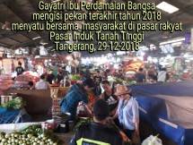 Gayatri tinjau pasar induk Tanggerang