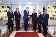 Ketua DPR RI, Bambang Soesatyo saat menerima Duta Besar Jerman untuk Indonesia, H.E. Mr. Peter Schoof